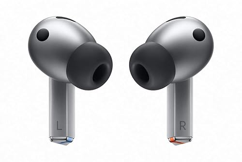 Samsung Galaxy Buds3Pro, Wireless Bluetooth Earbuds with Adaptive Noise Control, Sweat and Water Resistance, AI Translator, Hi-Fi Sound, 360 Audio – Silver (CAD Version & Warranty) Buds Only Buds3 Pro Silver