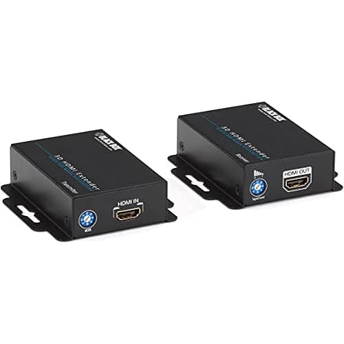 Black Box 3D HDMI CATx Extender - 1 Input Device - 1 Output Device - 200 ft Range - 2 x Network (RJ-45) - 1 x HDMI In - 1 x HDMI Out - Full HD - 1920 x 1080 - Twisted Pair - Category 6 - Wall Mountable - TAA Compliant