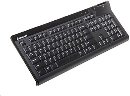 IOGEAR GKBSR201 104-Key Keyboard with Built-in Common Access Card Reader