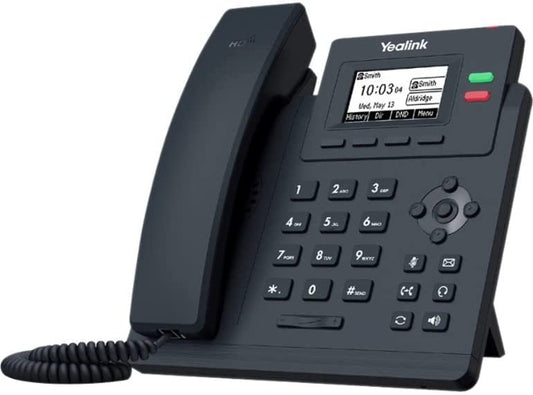 Yealink SIP-T31P IP Phone - Corded/Cordless - Corded - Wall Mountable - Classic Gray