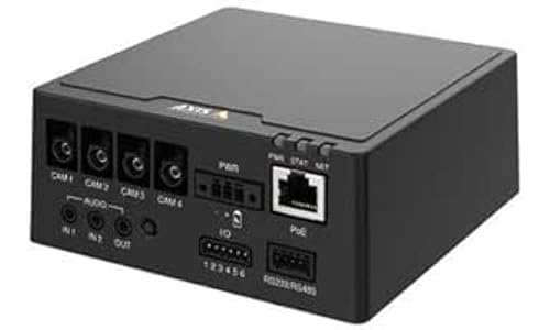 AXIS 4-Channel Main Unit with Audio And I/O - for Surveillance, Bus - Aluminum