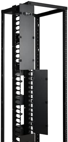 Tripp Lite SRCABLEVRT6 6 Feet Vertical Cable Manager for Open Frame Rack 6-Inch Wide (Black)