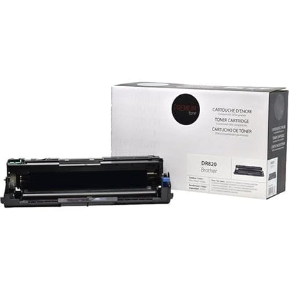 Premium Tone Replacement for Brother DR820 Drum High Yield - Black