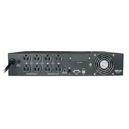 Tripp Lite Smart1500rm2un Ups System with Pre-Installed Snmpwebcard - 1.50 Kva/1.35 Kw - 2utower/Rack Mountable 0.08 Hour Full Load - 8 X Nema 5-15r
