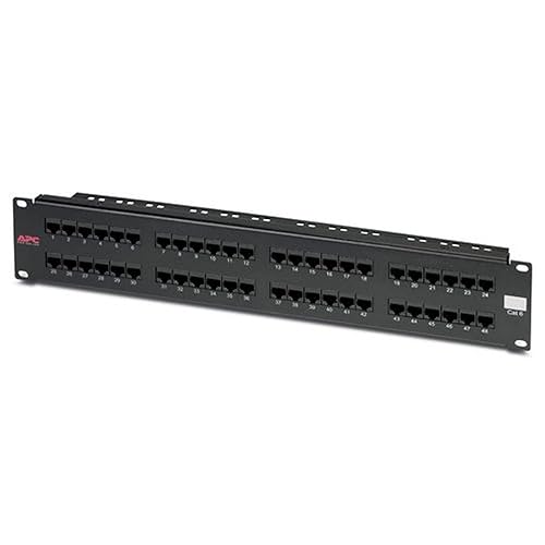 APC Cat 6 Patch Panel, 48 Port RJ45 to 110 568 A/b Color Coded