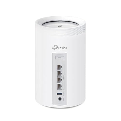 TP-Link Deco BE11000 Tri-Band WiFi 7 Mesh (Deco BE65) - 11 Gbps, 5200 Sq.Ft, 4× 2.5 G Ethernet, 6G Band, AI-Driven Band, HomeShield 3-Pack Wi-Fi 7 | BE11000, Tri-Band 3-Pack