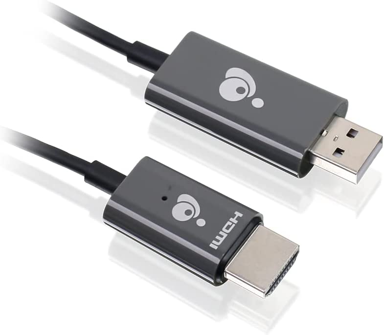IOGEAR HDMI Wireless Video Sharing Device - 1080p@60Hz - Wireless 2.4/5GHz w/WPA-2 Security - Up to 30Ft in-Room - Mirror Mode - Laptop or Phone to Display - Win Mac OS iOS Android Chrome - GWAVRD