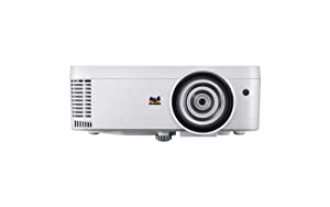ViewSonic PS600W 3700 Lumens WXGA HDMI Networkable Short Throw Projector for Home and Office WXGA (New Model)