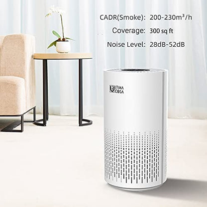 ULTIMA COSA Aria Fresca 300 Air Purifier White Cover 300 Sqft 3, Small
