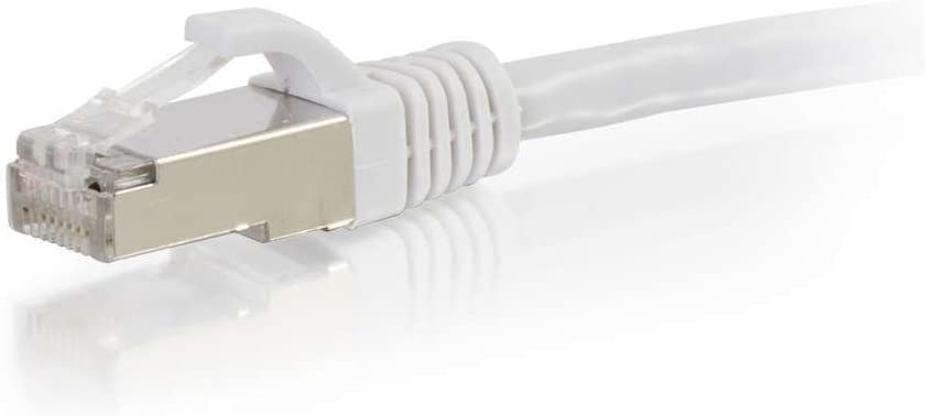 C2g/ cables to go C2G 00923 Cat6 Cable - Snagless Shielded Ethernet Network Patch Cable, White (10 Feet, 3.04 Meters) STP 10 Feet White