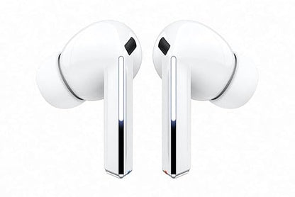 Samsung Galaxy Buds3Pro, Wireless Bluetooth Earbuds with Adaptive Noise Control, Sweat and Water Resistance, AI Translator, Hi-Fi Sound, 360 Audio – White (CAD Version & Warranty) Buds Only Buds3 Pro White