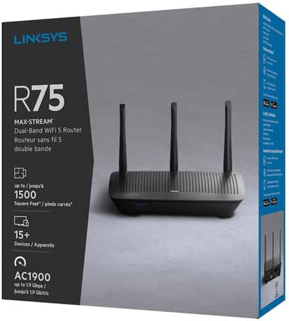 Linksys MAX-Stream AC1900 MU-MIMO GIGABIT Router, (EA7500V3-CA)