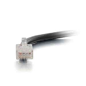 C2g/ cables to go C2G/Cables to Go 22677 Cat5E Non-Booted Unshielded (UTP) Network Patch Cable, Black (3 Feet/0.91 Meters) 3 Feet UTP Black