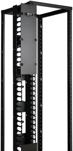 Tripp Lite SRCABLEVRT6 6 Feet Vertical Cable Manager for Open Frame Rack 6-Inch Wide (Black)