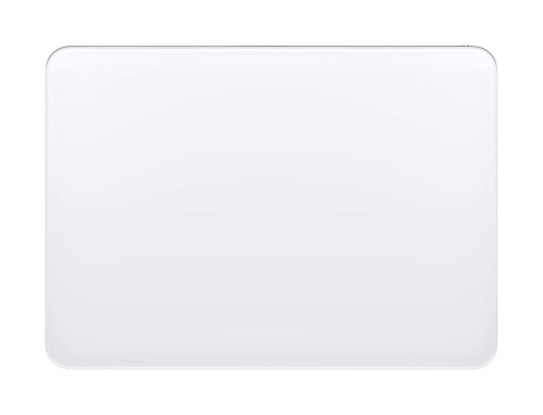 Apple Magic Trackpad: Wireless, Bluetooth, Rechargeable. Works with Mac or iPad; Multi-Touch Surface - White White Lightning