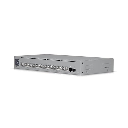 Ubiquiti Pro Max Layer 3 Switch - 16 Ports - Manageable - Gigabit Ethernet, 2.5 Gigabit Ethernet, 10 Gigabit Ethernet - 1000Base-T, 10GBase-X, 2.5GBase-T - 3 Layer Supported - 25 W Power Consumption - Twisted Pair, Optical Fiber - Desktop, Wall Mountable