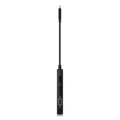 Belkin USB-C Video Adapter, DisplayPort/DVI/HDMI/USB-C/VGA, 4.33" Black