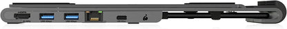 IOGEAR Dock Pro 6-in-1 4K Dock Stand, Adjustable/Foldable Laptop Stand with Docking Station, HDMI 4K@30hz (3440x1440 @60Hz), 2x USB-A, USB-C Data, 100W PD, Fast Role Swap, Win 10/11 macOS - GUD3C4K1LS