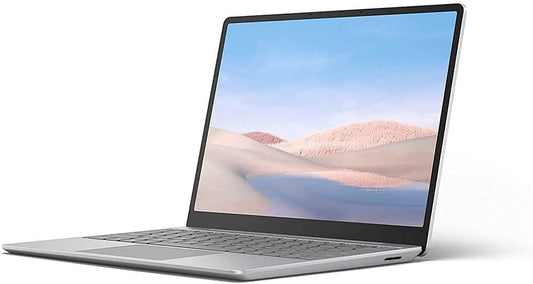 Microsoft Surface Laptop Go 12.4" Touchscreen Laptop PC, Intel Quad-Core i5-1035G1, 4GB RAM, 64GB eMMC, Webcam, Win 10 Pro, Bluetooth, Online Class Ready - Platinum Windows 10 Pro
