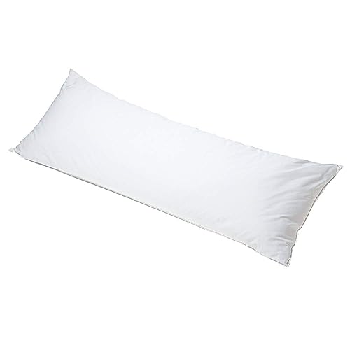 ObusForme Full Body Pillow|4 Feet Long|100% Cotton Cover|for Back and Neck Support