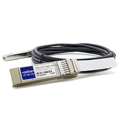 AddOn Dell DAC-SFP-10G-2M Compatible TAA Compliant 10GBase-CU SFP+ to SFP+ Direct Attach Cable (Passive Twinax, 2m) - 100% compatible and guaranteed to work