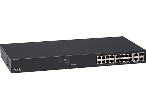 AXIS T8516 PoE+ Network Switch - 18 Ports - Manageable - Gigabit Ethernet - 1000Base-X, 10/100/1000Base-T - TAA Compliant - 2 Layer Supported - Modular - 2 SFP Slots - Twisted Pair, Optical Fiber - Desktop, Rack-mountable