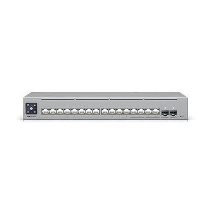 Ubiquiti Pro Max Layer 3 Switch - 16 Ports - Manageable - Gigabit Ethernet, 2.5 Gigabit Ethernet, 10 Gigabit Ethernet - 1000Base-T, 10GBase-X, 2.5GBase-T - 3 Layer Supported - 25 W Power Consumption - Twisted Pair, Optical Fiber - Desktop, Wall Mountable