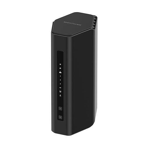 NETGEAR Nighthawk Dual-Band WiFi 7 Router (RS200) – Security Features, BE6500 Wireless Speed (up to 6.5Gbps) - Covers up to 2,500 sq. ft., 80 Devices – 2.5 Gig Internet Port