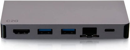 C2g/ cables to go C2G USB-C Travel Dock with HDMI, 2X USB-A, Ethernet, and USB-C Power Delivery up to 100W - 4K 30Hz