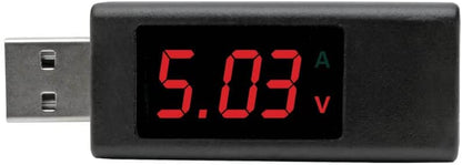 Tripp Lite USB-A Voltage &amp; Current Tester Kit W/LCD Screen USB 3.1 Gen 1 (T050-001-USB-A)