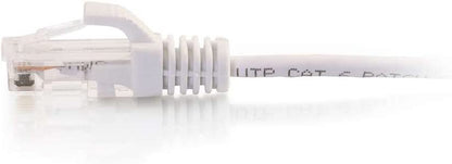 C2g/ cables to go C2G 01187 Cat6 Snagless Unshielded (UTP) Slim Ethernet Network Patch Cable, White (5 Feet) 5'