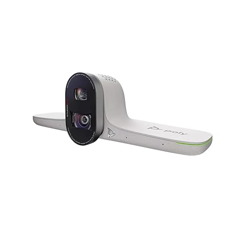Poly Studio Large Room Bundle for Zoom Rooms (Plantronics + Polycom) – Poly Studio E70 and Poly TC10 Touch Controller – Automatic Camera Framing –Zoom Certified