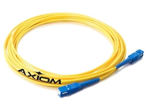 Axiom LC/SC Singlemode Simplex OS2 9/125 Fiber Optic Cable 5m - Fiber Optic for Network Device - 16.40 ft - 1 x LC Male Network - 1 x SC Male Network