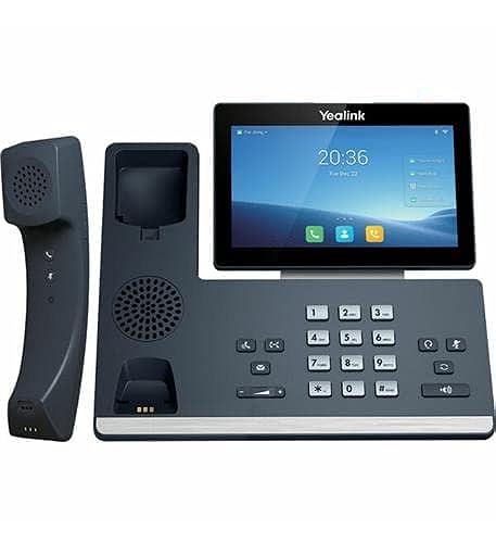 Yealink T58W PRO with Blue Tooth Handset 16 Lines. 7-Inch Color Touch Screen Display. Dual USB Ports, Dual-Port Gigabit Ethernet, PoE, Power Adapter Not Included (SIP-T58W PRO)