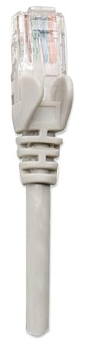 Manhattan Intellinet Network Solutions Cat5e RJ-45 Male/RJ-45 Male UTP Network Patch Cable, 1.5-Feet (318228) 0.5 m (1.5 ft) Grey