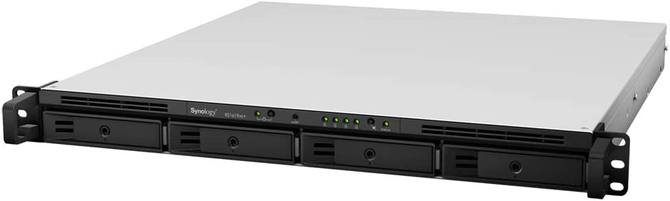 Synology NAS Rackstation (Diskless) (RS1619xs+), 4-bay; 8GB DDR4 4-bay; 8GB DDR4 RS1619xs+ NAS