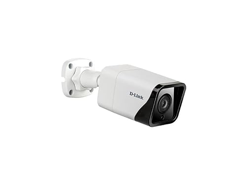 D-Link Vigilance 4 Outdoor PoE Bullet Security Camera, 4-Megapixel, H.265, IP66, Motion Detection & Night Vision, Business Home Surveillance Network System (DCS-4714E)