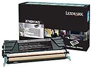Lexmark X746H1KG High-Yield Toner Cartridge, Black in Retail Packaging