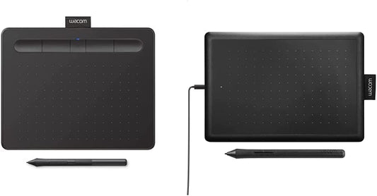 Wacom Intuos Small Bluetooth Graphics Drawing Tablet - Black &amp; Wacom Small Graphics Drawing Tablet 8.3 x 5.7 Inches, Portable Versatile for Students and Creators Black Small Wireless Tablet + Tablet 8.3 x 5.7 Inches