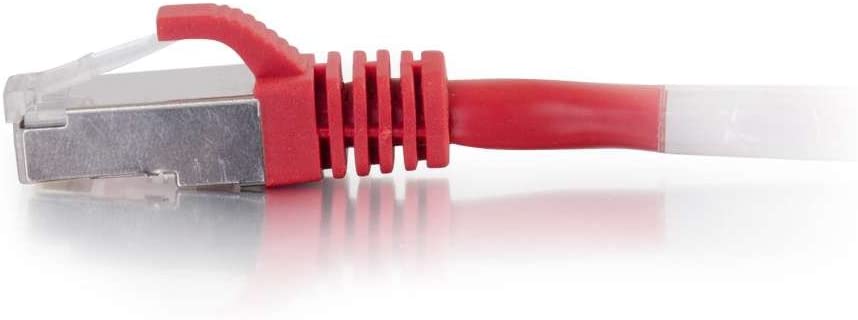C2g/ cables to go C2G 00842 Cat6 Cable - Snagless Shielded Ethernet Network Patch Cable, Red (1 Foot, 0.30 Meters) STP 1 Foot Red