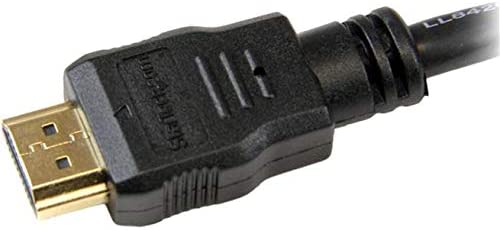 StarTech.com 10ft (3m) HDMI Cable - 4K High Speed HDMI Cable with Ethernet - UHD 4K 30Hz Video - HDMI 1.4 Cable - Ultra HD HDMI Monitors, Projectors, TVs &amp; Displays - Black HDMI Cord - M/M (HDMM10) 10 ft / 3m HDMI Cable