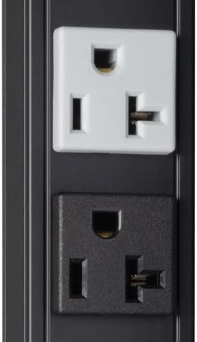 Tripp Lite Metered PDU, 20A Dual Circuit, 32 Outlets (5-15/20R), 120V, L5-20P/5-20P, 10 ft. Cord, 0U Vertical Rack-Mount Power (PDUMV40) Metered (Dual-Circuit) PDU