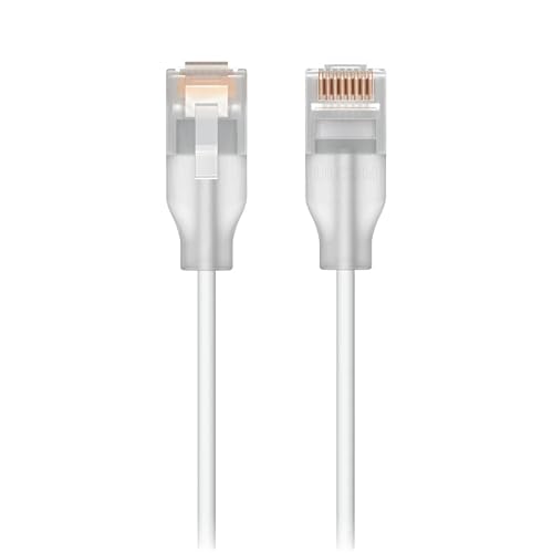 Ubiquiti UACC-Cable-Patch-EL-3M-W Networking Cable Translucent,White Cat6
