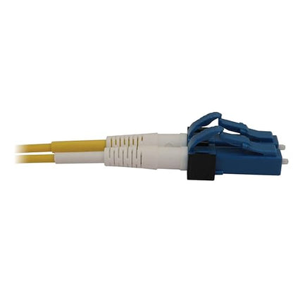 Tripp Lite Switchable Fiber Patch Cable, Single Mode Duplex, LC to LC, 9/125 OS2, 400 GbE, Yellow, LSZH Jacket, 3 Meters / 9.8 Feet, Lifetime Limited Manufacturer's Warranty (N370X-03M) 9.8 ft / 3M