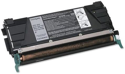 Lexmark C5240KH High Yield Return Program Black Toner Cartridge for C524, C534