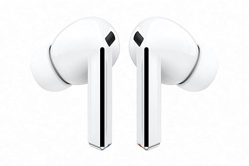 Samsung Galaxy Buds3Pro, Wireless Bluetooth Earbuds with Adaptive Noise Control, Sweat and Water Resistance, AI Translator, Hi-Fi Sound, 360 Audio – White (CAD Version & Warranty) Buds Only Buds3 Pro White