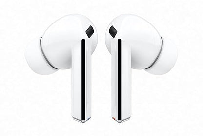 Samsung Galaxy Buds3Pro, Wireless Bluetooth Earbuds with Adaptive Noise Control, Sweat and Water Resistance, AI Translator, Hi-Fi Sound, 360 Audio – White (CAD Version & Warranty) Buds Only Buds3 Pro White