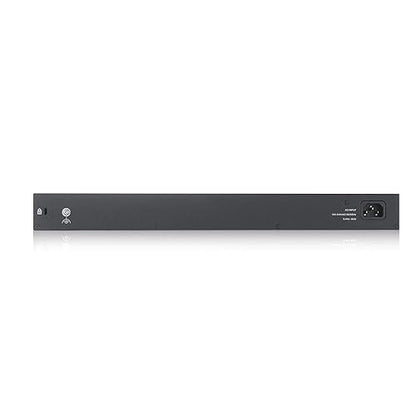 ZyXel 24-Port Gigabit Ethernet Layer 2 Managed Switch - Fanless Design with 4 Gigabit Combo Ports and Hybrid Cloud Mode [Gs2220-28]