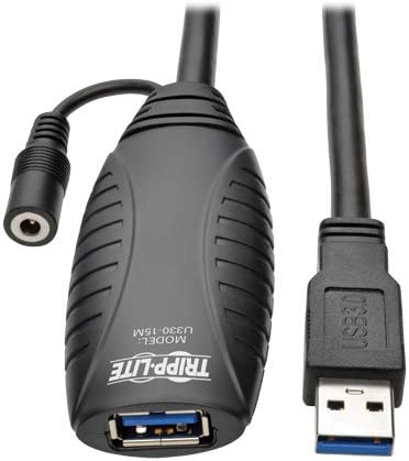 Tripp Lite USB 3.0 SuperSpeed Active Extension Cable Repeater Cable (USB-A M/F) 15M 49' (U330-15M)