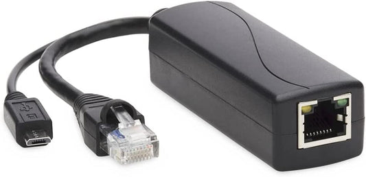 Tripp Lite PoE to USB Micro-B and RJ45 Active Splitter 48V to 5V 1A 100M (NPOE-SPL-G-5VMU)